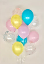 Load image into Gallery viewer, Sweet Moon 16 Piece Moon and Star Balloons Bouquet - Baby Shower, Gender Reveal, Bridal Shower, Eid, and Ramadan Decoration (Dream Set)