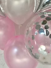 Load image into Gallery viewer, Sweet Moon 16 Piece Moon and Star Balloons Bouquet - Baby Shower, Birthday, Gender Reveal, Eid, Ramadan Party Decoration (Pink)