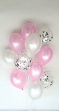 Load image into Gallery viewer, Sweet Moon 16 Piece Moon and Star Balloons Bouquet - Baby Shower, Birthday, Gender Reveal, Eid, Ramadan Party Decoration (Pink)