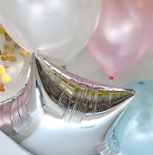 Load image into Gallery viewer, Sweet Moon 16 Piece Moon and Star Balloons Bouquet - Baby Shower, Birthday, Gender Reveal, Eid, and Ramadan Party Decoration (Blue & Pink)