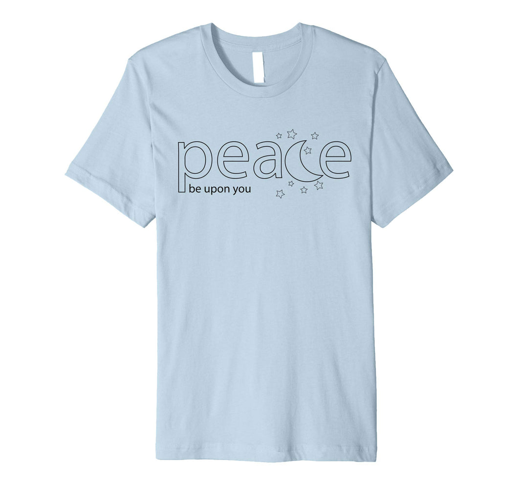 Sweet Moon - Peace be Upon You - Ramadan Premium T-Shirt
